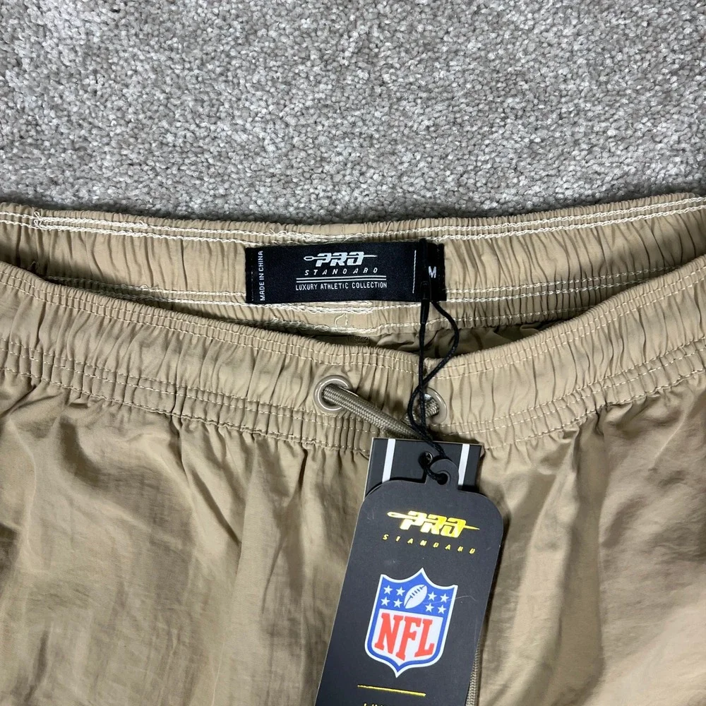Pro Standard Kansas City Chiefs Womens Track Pants Tan Logo Joggers M NWT‎